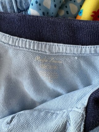 Polo Ralph Lauren mono bebé azul