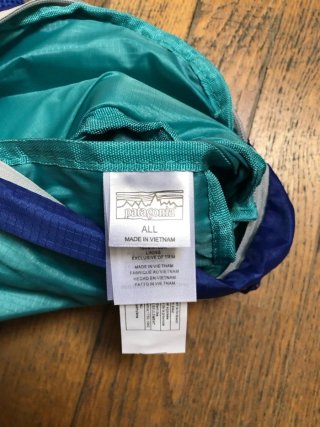 Borsa a tracolla Bandolera Cruzada Patagonia in toni di blu