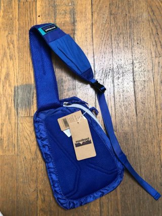 Borsa a tracolla Bandolera Cruzada Patagonia in toni di blu