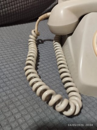 Teléfono antiguo de disco