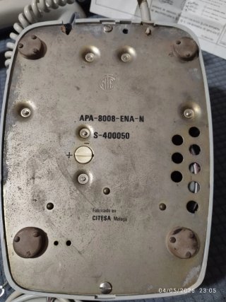 Teléfono antiguo de disco