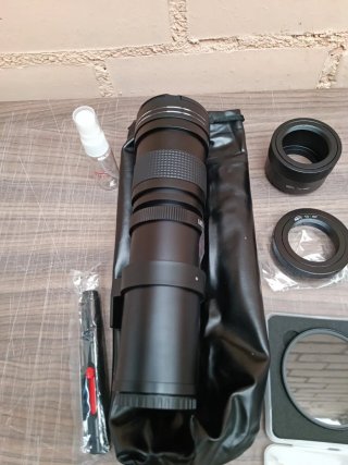 Superteleobjetivo 420-800mm + Accesorios