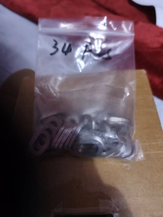 Pack x34 Arandelas de Ajuste Ovaladas Inox