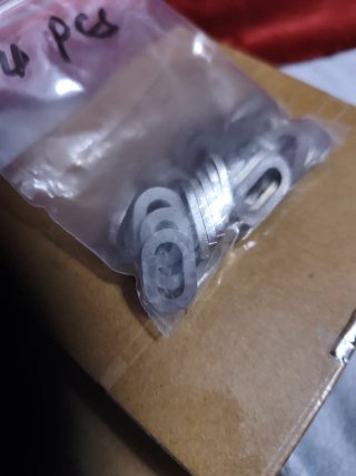 Pack x34 Arandelas de Ajuste Ovaladas Inox