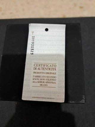 Reloj Emporio Armani Dorado Certificado