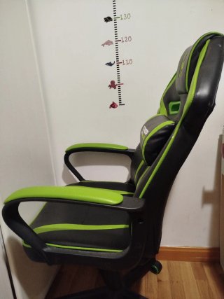 Silla Gamer Stinger Station Alien Negra/Verde