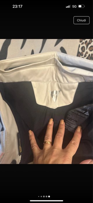Pantaloni sci Dainese bianchi taglia XS leggeri