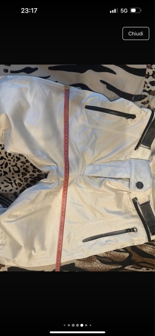 Pantaloni sci Dainese bianchi taglia XS leggeri
