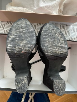 Zapatos tacón plataforma Lefties negros 38