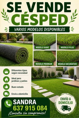 Césped reciclado varios modelos