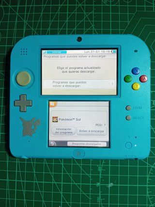 Nintendo 2DS Edición Pokémon Sol y Luna