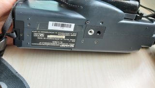 Videocámara Sharp VHS-C años 90 LEER