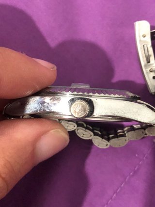 Reloj Rolex Plata y Blanco