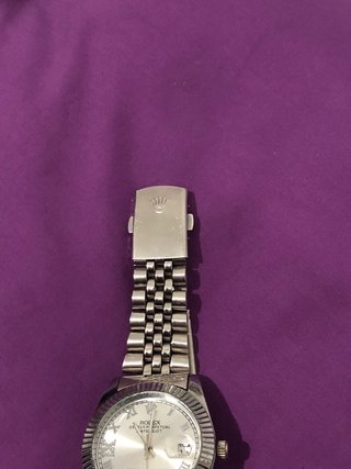 Reloj Rolex Plata y Blanco