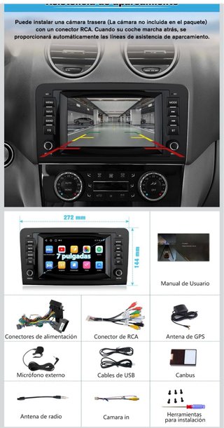 Pantalla Táctil Mercedes-Benz.  A ESTRENAR