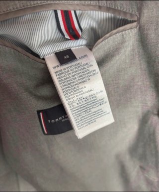 Americana Tommy Hilfiger gris hombre, nueva!