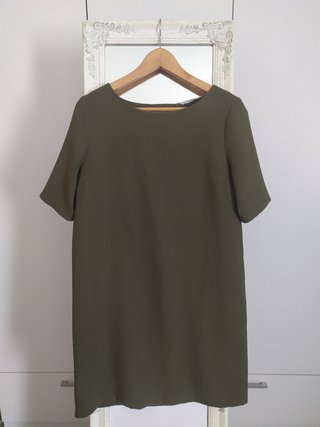 Vestido Only verde costas abertas S