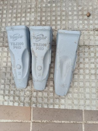 Dientes Trasteel TSJ300 PhD tres dientes