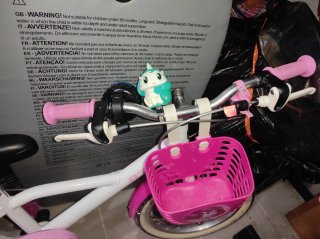 Bicicleta infantil niña unicornio 16 pulgadas