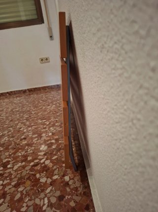 Cabezal cama 90cm madera y metal