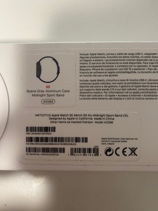 Apple Watch SE 44mm A2356 Gris Espacial