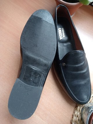 Zapatos de piel negros UBEDA hombre