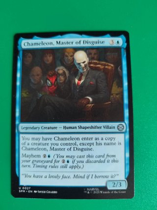 Carta Magic The Gathering Chameleon Spiderman