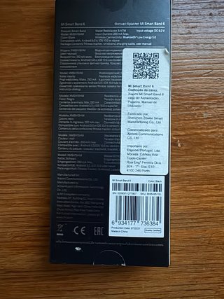 Xiaomi Mi Smart Band 6 Negra