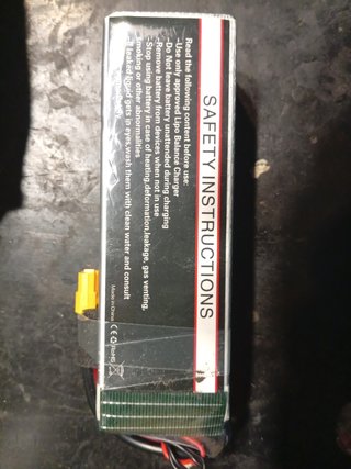 Batería Li-Poly HRB 6000mAh 22.2V 50C