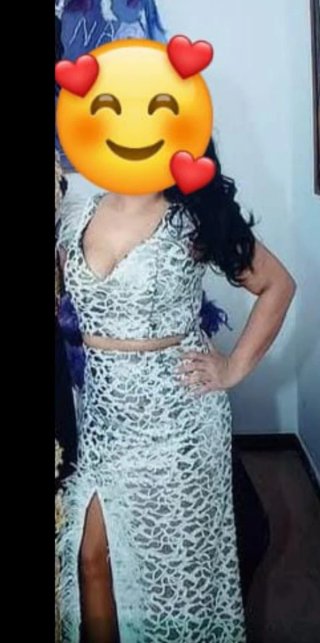 Vestido de fiesta hecho a medida T.38/40