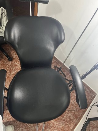 Silla Barberia Profesional Con Aros Luz Led!