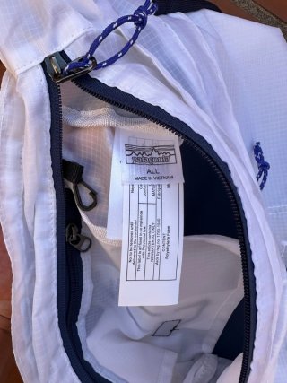 Borsa a tracolla Patagonia Bianca e Blu