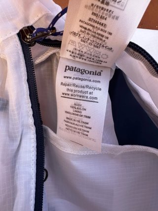 Borsa a tracolla Patagonia Bianca e Blu