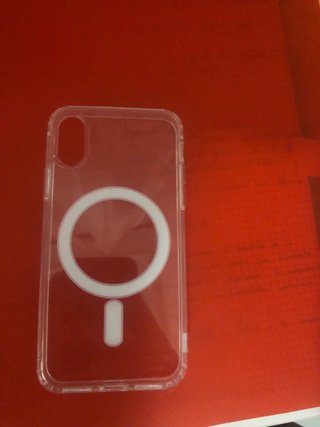Custodia iPhone X/XS Magnetica Trasparente