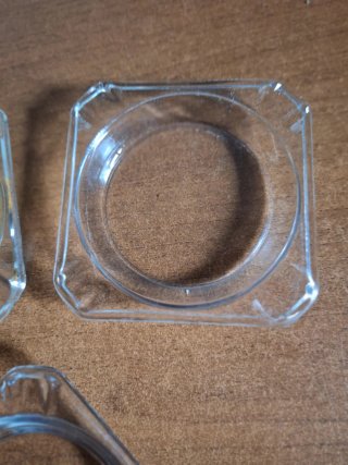 3 Ceniceros de Cristal Vintage