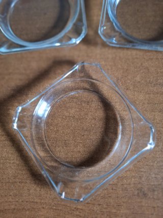 3 Ceniceros de Cristal Vintage