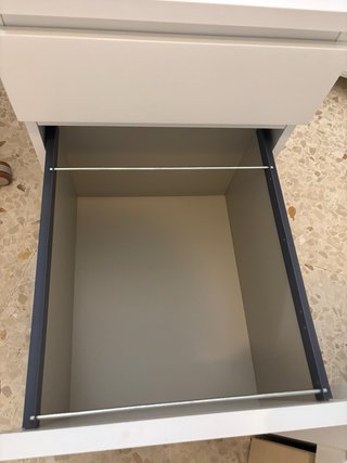 Cajonera con ruedas Ikea blanca