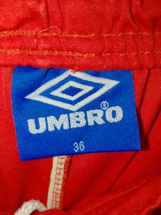 Pantaloncini Umbro Vintage Monogram Rossi