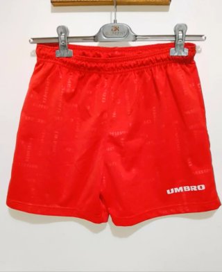 Pantaloncini Umbro Vintage Monogram Rossi