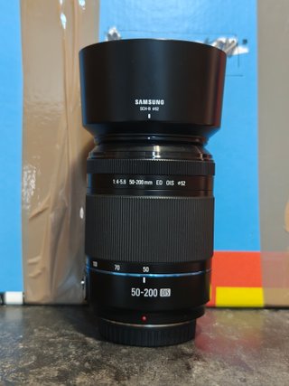 Samsung 50-200mm OIS objetivo
