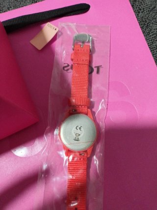 Reloj Tous Naranja y Plateado