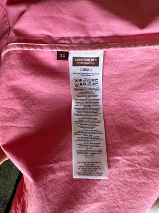 Gabardina Comptoir des Cotonniers degradado rosa