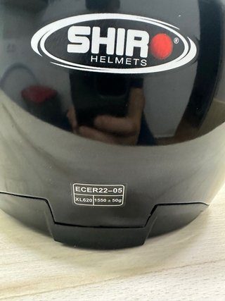 Casco Moto Integral Negro con visera integrada ,
