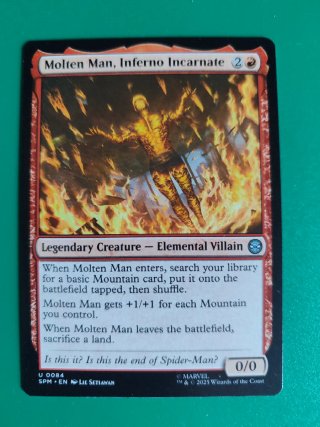Carta Magic Molten Man, Inferno Incarnate SPM