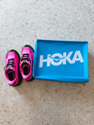 Zapatillas Hoka Running Mujer Rosa/Negro