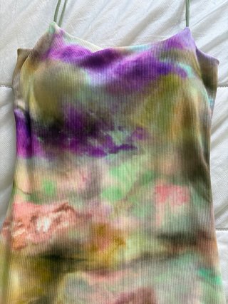 Vestido tirantes tie-dye