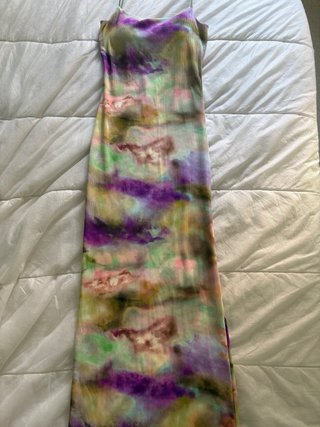 Vestido tirantes tie-dye