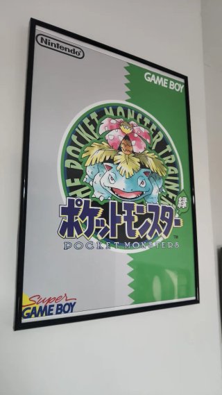 Cuadro Vintage Pokemon Game Boy Nintendo