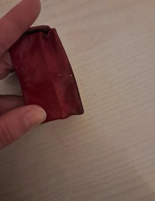 Portamonete Gufo Rosso e Viola