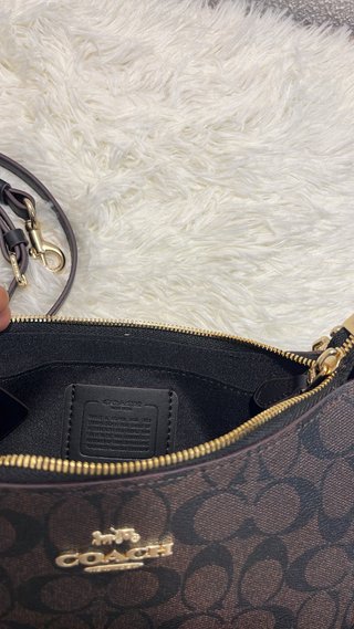 Mala Coach Castanha Dourada